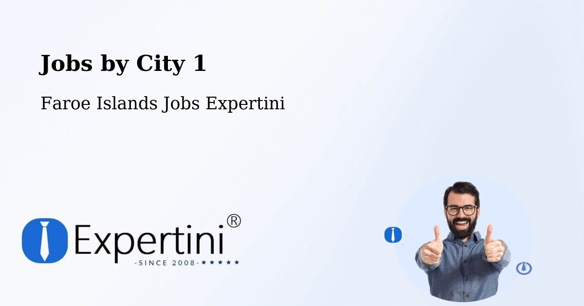 City Jobs in Faroe Islands - Expertini