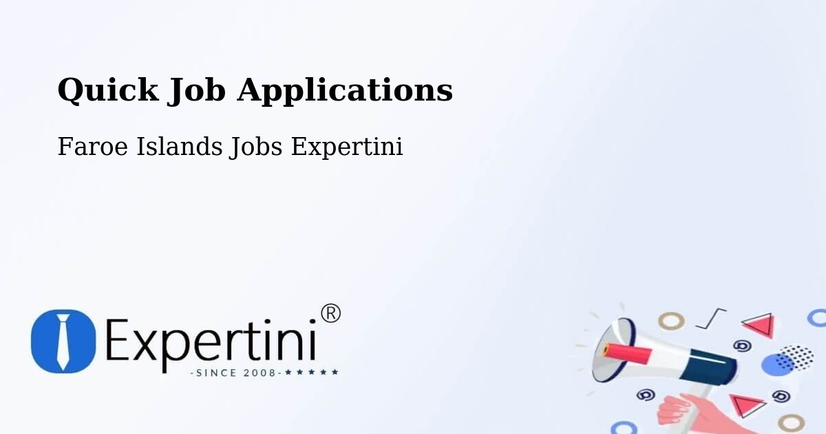 Quick Apply Feature – Múli - Faroe Islands Jobs Expertini