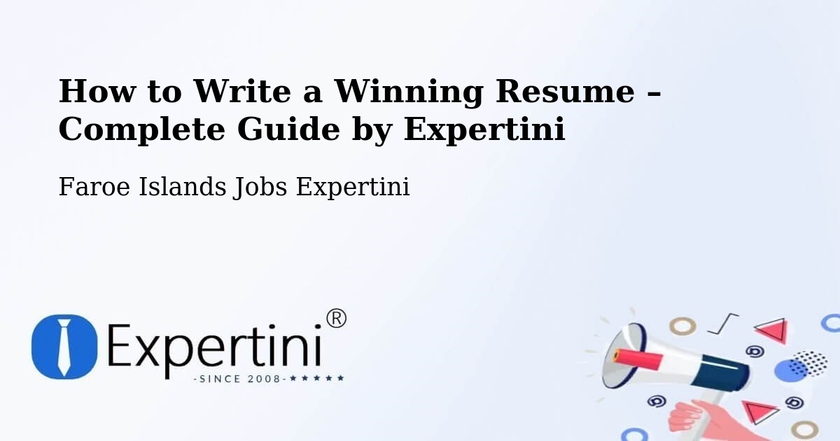 Resume Writing Guide for Job Seekers – Múli - Múli, Faroe Islands Jobs Expertini